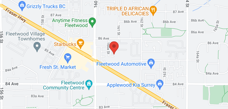 map of 42 16061 85 AVENUE
